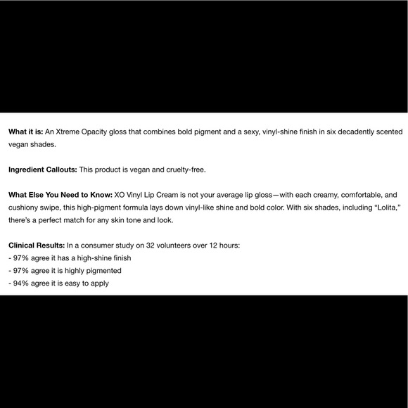 Kat Von D XO Vinyl Lip Cream - Picture 11 of 11